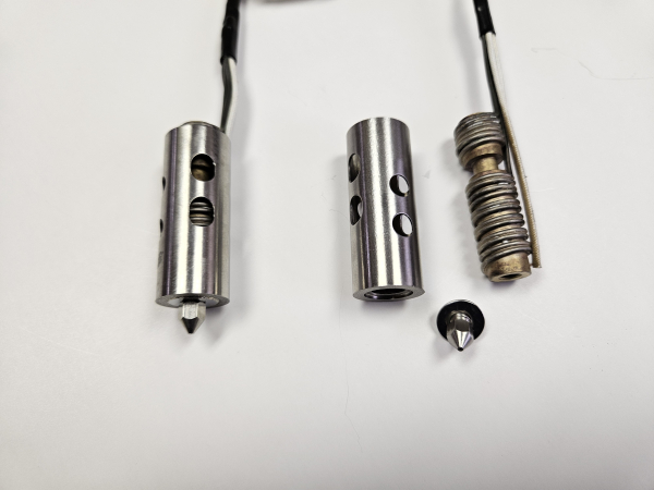 3D Printer Head Heater Components Assortment of 3D printer head heater components